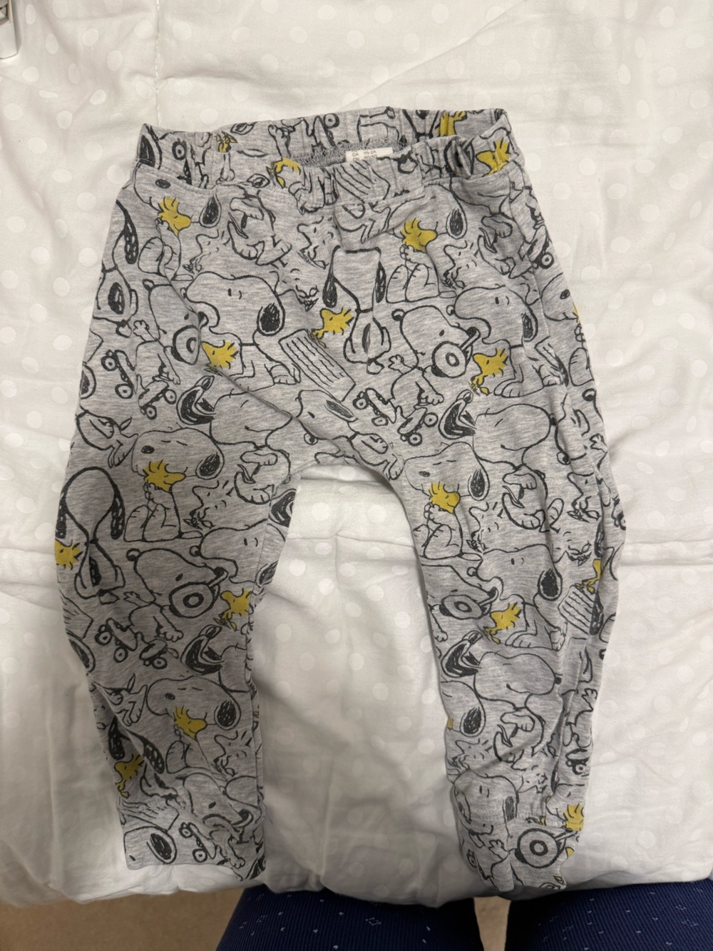 H&M Gray Kids Leggings with Yellow Character Accents